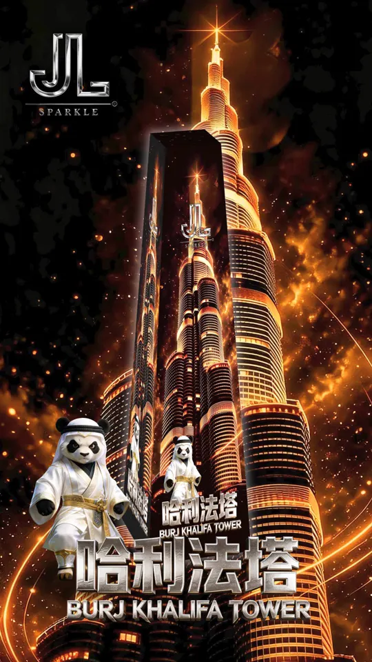 哈利法塔 Fountain Burj Khalifa Tower — product artwork
